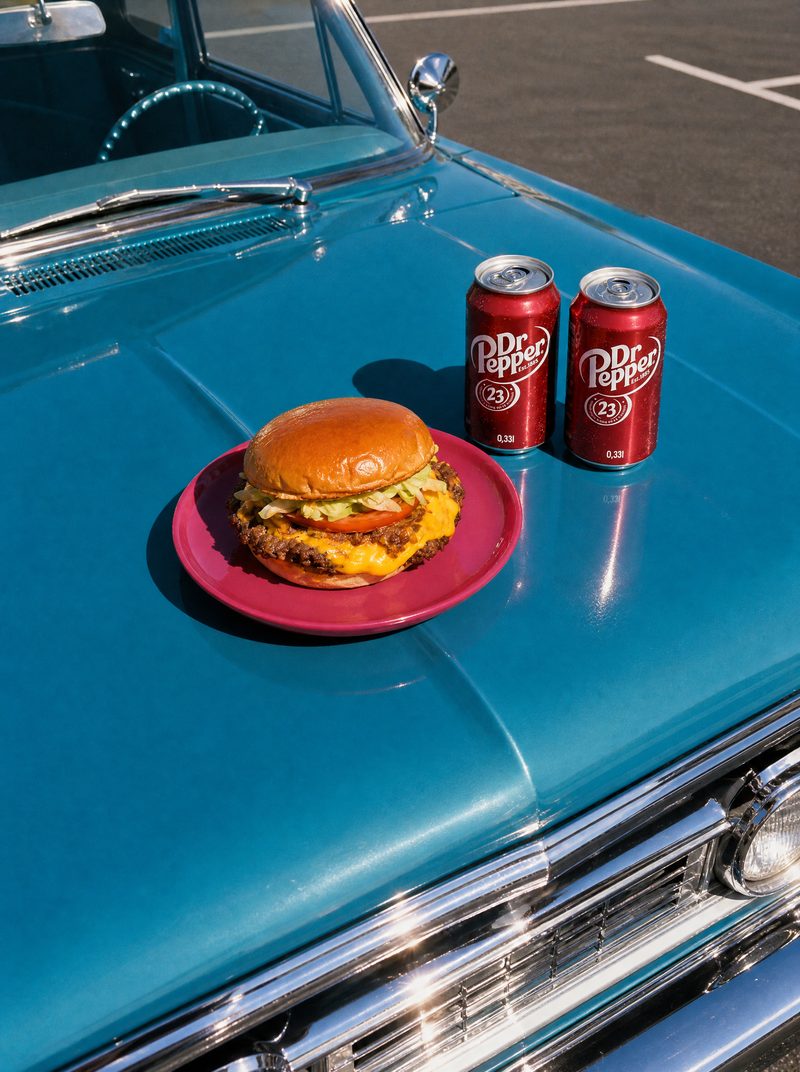 Smack Burger AI campaign still